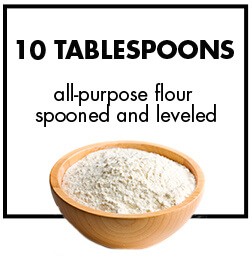 10 table spoons all purpose flour