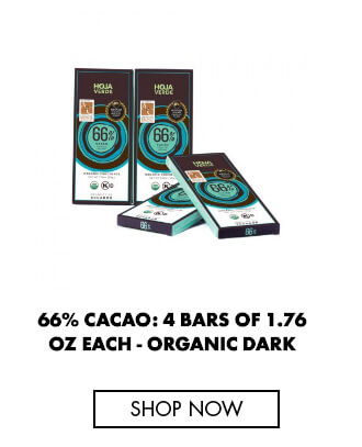 66% cacao - organic dark chocolate
