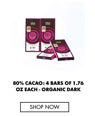 80% cacao - organic dark chocolate