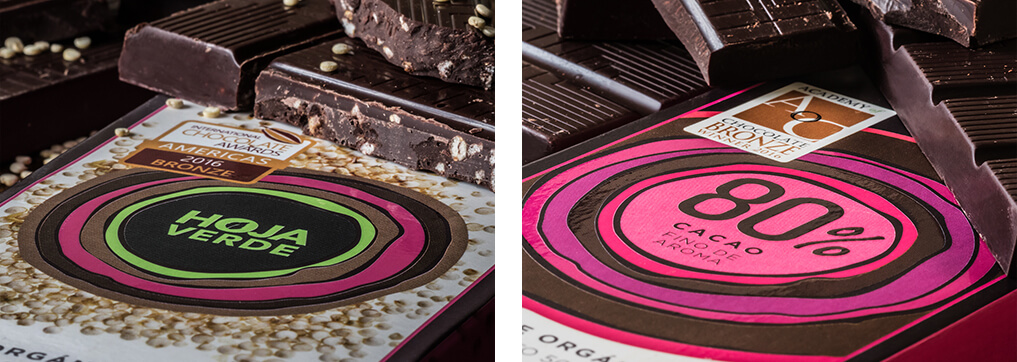 Hoja verde chocolate from Ecuador