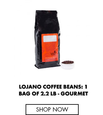 LOJANO COFFEE BEANS: 1 BAG OF 2.2 LB - BEST TASTING COFFEE
