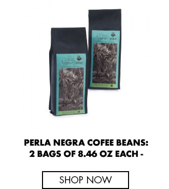 PERLA NEGRA COFFEE BEANS: 2 BAGS OF 8.46 OZ - BEST TASTING COFFEE