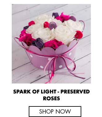 Spark of light - Preserved roses
