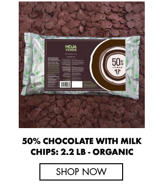 50% chocolate with milk chips