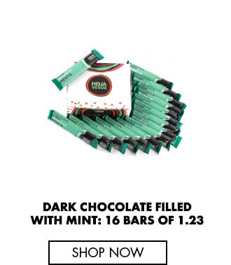 Dark Chocolate filled with mint