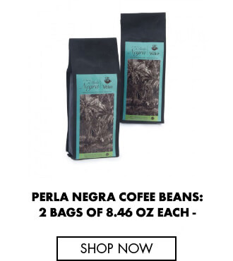 Perla Negra Coffee Beans: 2 bags of 8.46 oz each