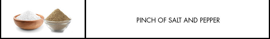 Pinch of Salt and Pepper