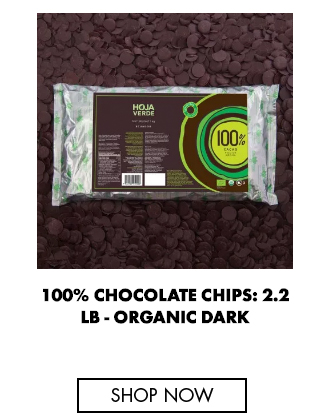 100% Chocolate Chips: 2.2 lb - Organic Dark
