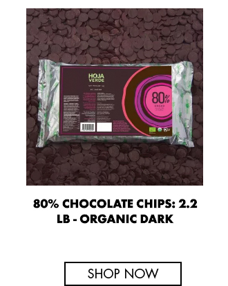 80% Chocolate Chips: 2.2 lb - Organic Dark