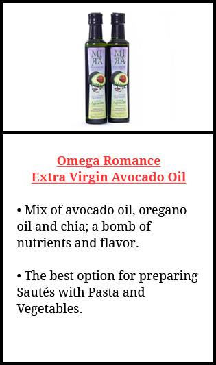 Omega Romance Extra Virgin Avocado Oil