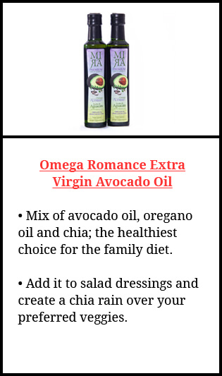 Omega Romance Extra Virgin Avocado Oil