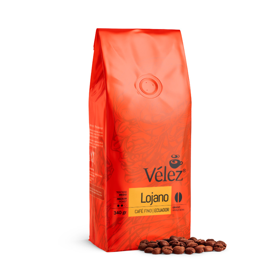 Lojano Coffee Beans 4 Bags of 12 Oz each Gourmet Coffee from Ecuador